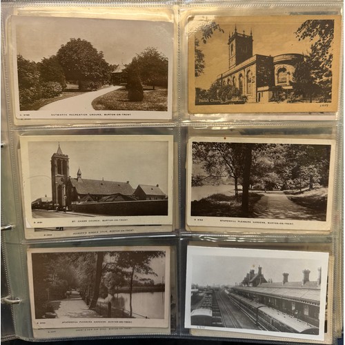 189 - Postcards - Burton upon Trent collection of 396 mainly topographical cards, includes many RP's inclu... 