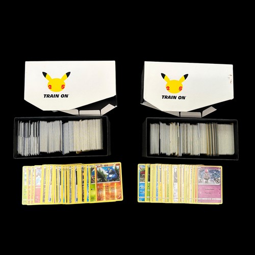 368 - 600+ Pokemon Cards. Common Pokemon cards, Trainer cards. Cards from series Sword & Shield, Burning S... 