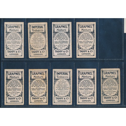 224 - Taddy, 1907 County Cricketers, 47 tobacco cricket cards, catalogue value £40 each, varying condition... 