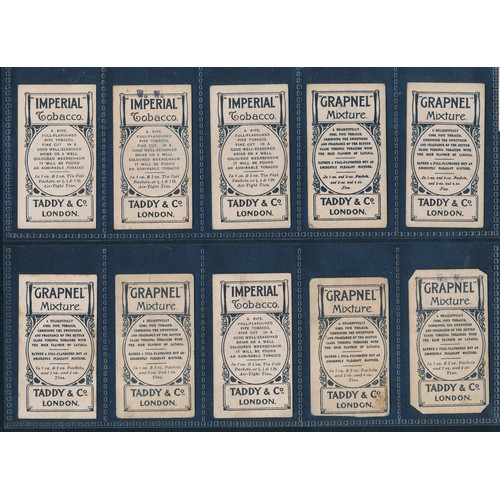 224 - Taddy, 1907 County Cricketers, 47 tobacco cricket cards, catalogue value £40 each, varying condition... 