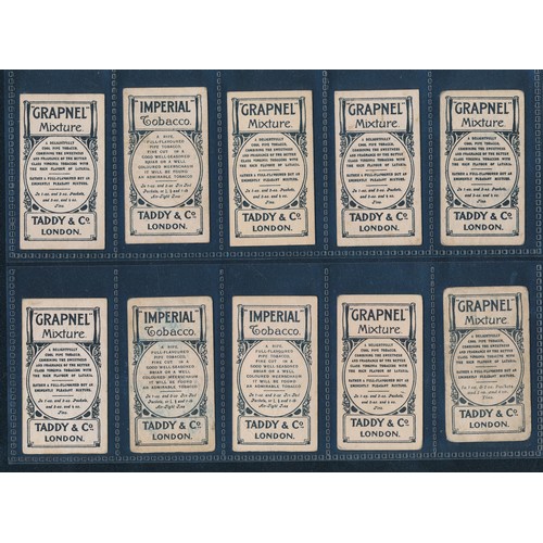 224 - Taddy, 1907 County Cricketers, 47 tobacco cricket cards, catalogue value £40 each, varying condition... 