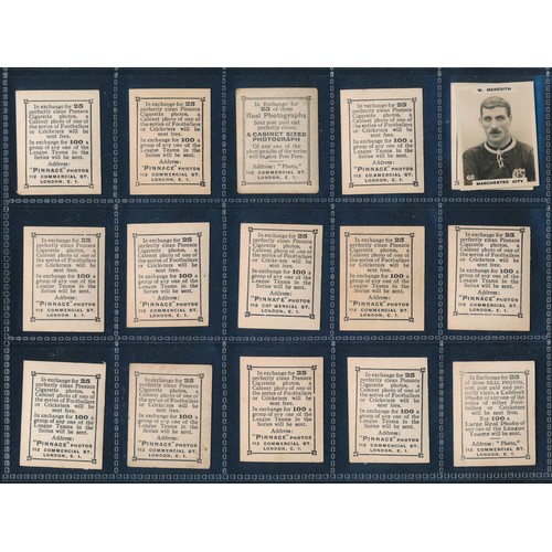 217 - Phillips Pinnace 1922 soccer stars cards, small size, Man City, Everton, Coventry, Leeds etc. Mixed ... 