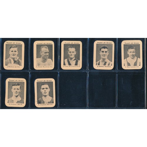 321 - DC Thomson Adventure Comic 1934 Hunt The FA Cup, set of soccer star cards, with Matt Busby and Tommy... 