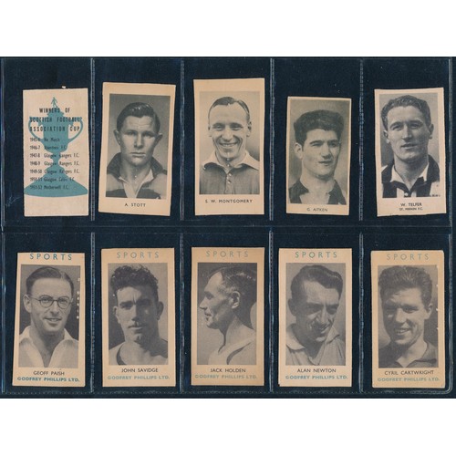 218 - Phillips BDV & Sport tobacco packet cards, various series 1932-1954, including variations (no duplic... 