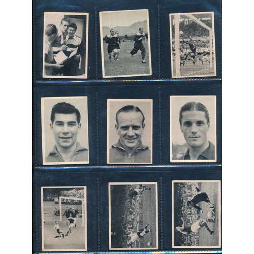 346 - World Cup 1954 & 1958, a German soccer trade cards collection, issued by by Boeninger, Edelstolz, Vo... 