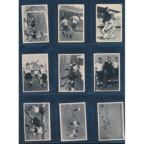 346 - World Cup 1954 & 1958, a German soccer trade cards collection, issued by by Boeninger, Edelstolz, Vo... 