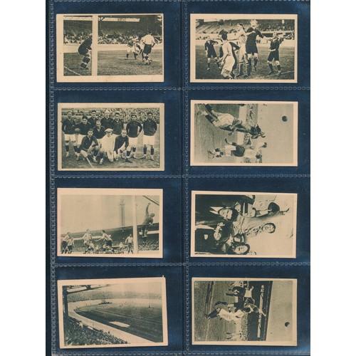 348 - Davros Cida, Soccer 1928 Olympic Games cards of football teams, Italy, Urtuguay, Denmark, etc. Very ... 