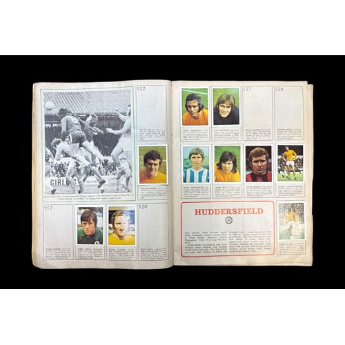 318 - Panini Top Sellers Football '72 partly-complete album, 300 cards glued in, plus over 50 extra, loose... 