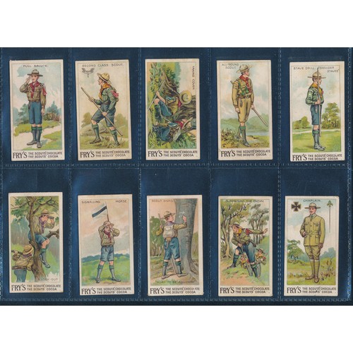 295 - Fry 1912 Scout Series - part set of 43 cards, in good to very good condition apart from the odd card... 