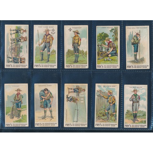 295 - Fry 1912 Scout Series - part set of 43 cards, in good to very good condition apart from the odd card... 