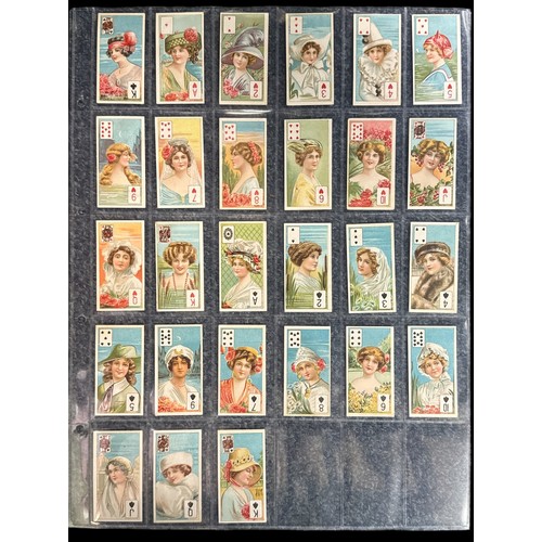 237 - Wills Scissors Beauties P/C Inset lattice back complete set, in very good condition apart from the o... 