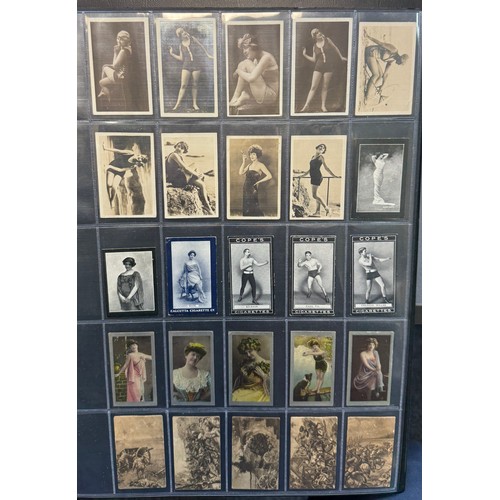 204 - Cigarette card collection of mainly part sets and type cards, in a large album, some good higher val... 