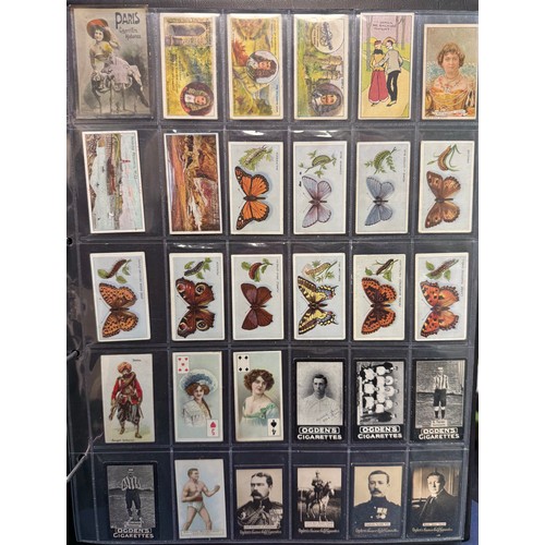 204 - Cigarette card collection of mainly part sets and type cards, in a large album, some good higher val... 