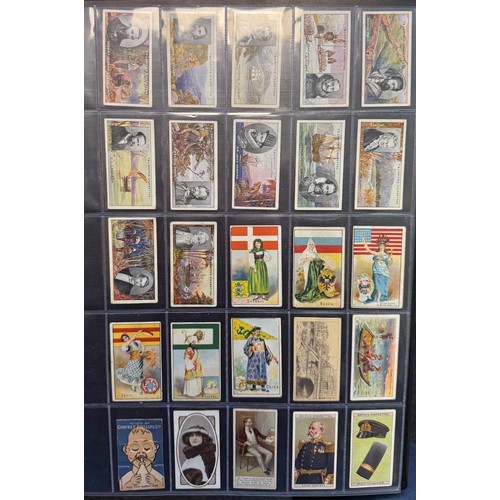 204 - Cigarette card collection of mainly part sets and type cards, in a large album, some good higher val... 