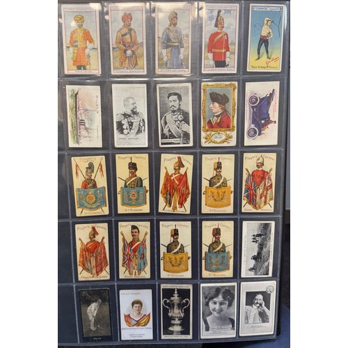 204 - Cigarette card collection of mainly part sets and type cards, in a large album, some good higher val... 