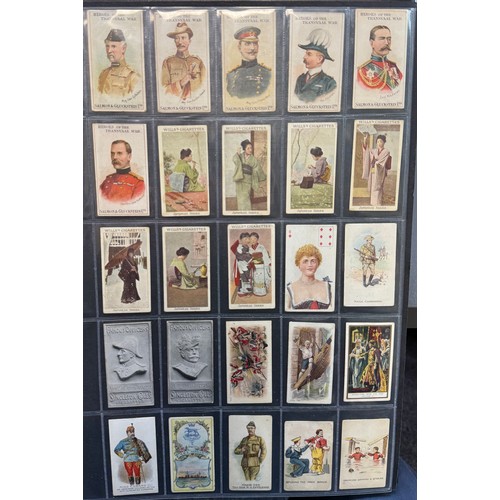 204 - Cigarette card collection of mainly part sets and type cards, in a large album, some good higher val... 