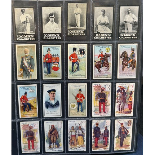 204 - Cigarette card collection of mainly part sets and type cards, in a large album, some good higher val... 