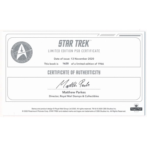 109 - 2020 Star Trek G.B. Limited Edition Prestige Booklets.