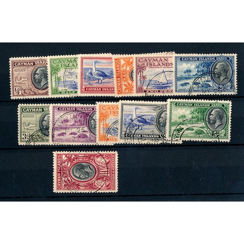 47 - Cayman Islands 1935 set 12v SG96-107 f/used. Cat. £200