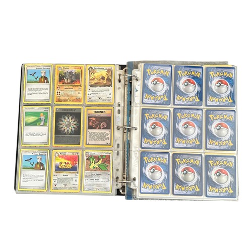 354 - Folder Containing Base set, Jungle, Fossil Pokemon Cards. Including early Japanese Pocket Monster ca... 