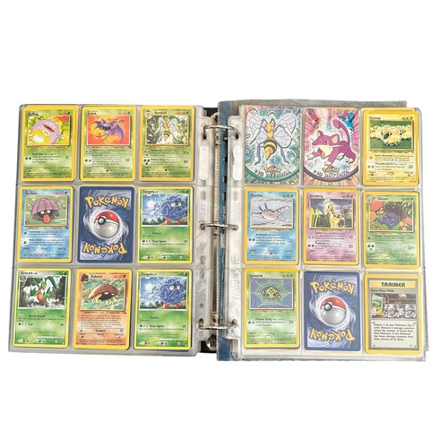 354 - Folder Containing Base set, Jungle, Fossil Pokemon Cards. Including early Japanese Pocket Monster ca... 