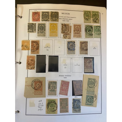 39 - Belgium early to modern, M/UM and used, collection in 3 hingeless Lighthouse albums and a binder, wi... 