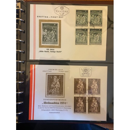 37 - Austria early to modern, M/UM and used, collection in 10 albums and a stockbook, with a good selecti... 