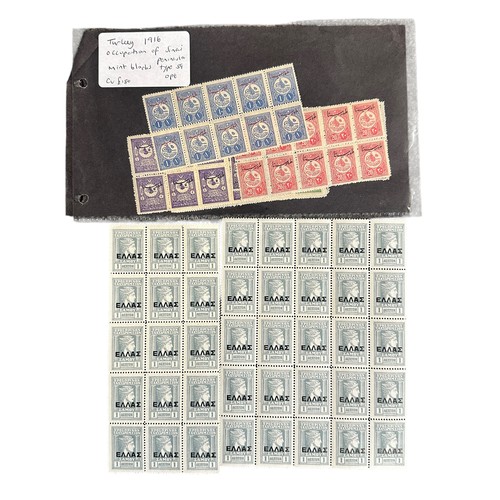 12 - World issues in various blocks and sheets, to include; Turkey, Samos, Romania. Catalogue value £490.