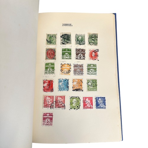 16 - World A-G collection in stamp album including China etc. Approx. 1000 stamps. In blue Consul album.