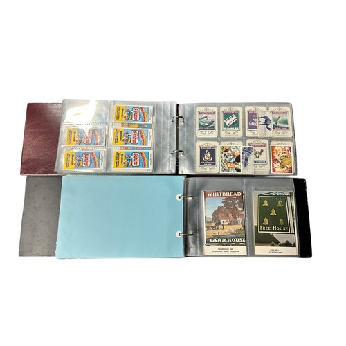 246 - Trade card collection in 2 albums, in very good to excellent condition, mostly Whitbread Inn Signs b... 