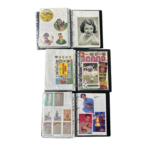 254 - Trade card collection (some cigarette cards), interesting collection of type cards and part sets mou... 