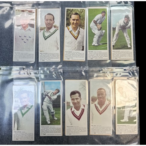 291 - Carr's Biscuits 1968 Cricketers complete set of 20 cards, in very good to excellent condition.