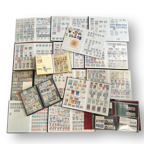 6 - Large stamp accumulation housed in 24 vols with GB, CI and IOM used ranges from 1970’s-c2010, Austra... 