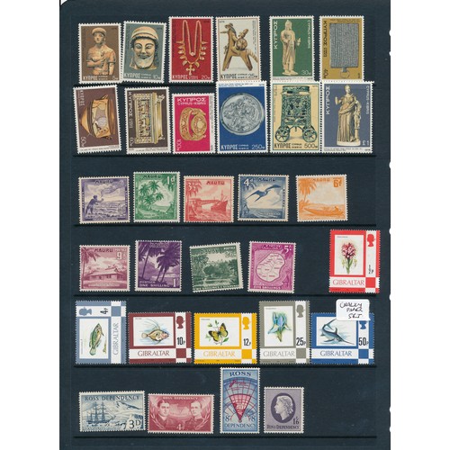 30 - British Commonwealth, small range of modern issues on stock leaves, to include; Tuvalu Official set ... 