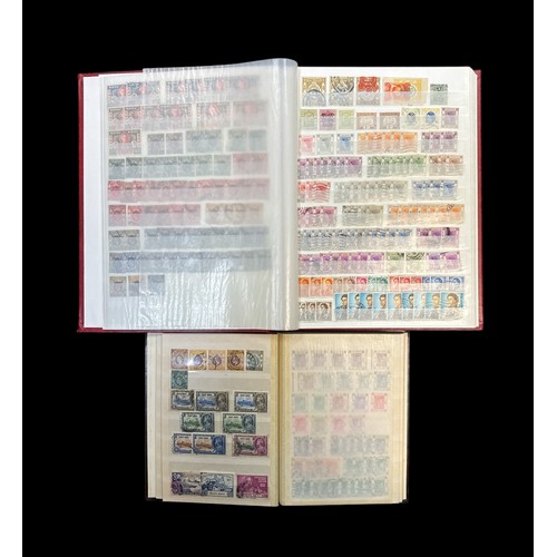 71 - Hong Kong, QV-QEII range in two well-filled stockbooks, including China ovpts, QV vals, 1938-52 set ... 