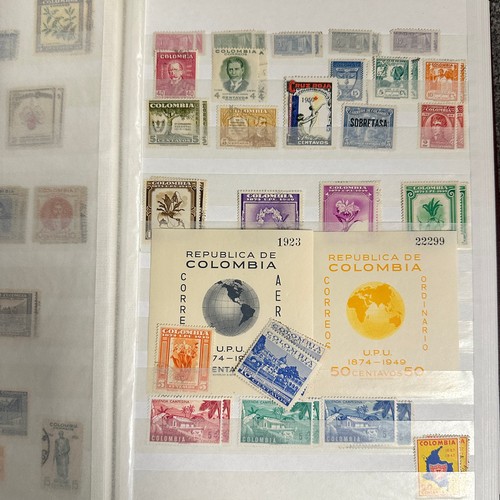 52 - Colombia, early to modern collection in well-filled stockbook, including early issues U, 1949 UPU MS... 