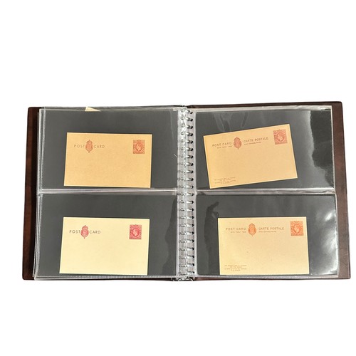 84 - Great Britain, Postal Stationary range in binder to include; Post Cards, Registered Letters, Royal N... 