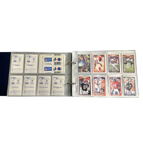 267A - Album of American Football Cards  Pannini American Football 89 92 stickers plus 1 empty packet. Amer... 