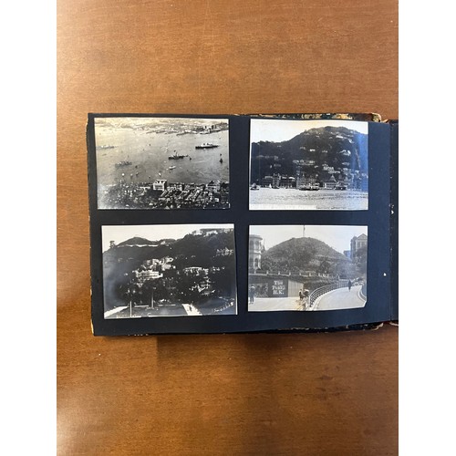 142 - Interesting ephemera lot which includes a Japanese lacquered  personal photo album including images ... 