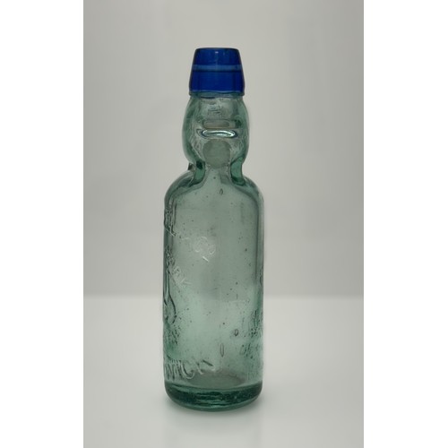 395 - 10oz Cresswell & Co Smethwick Reliance Patent Codd Bottle with Cobalt blue lip. Embossed to rear bas... 