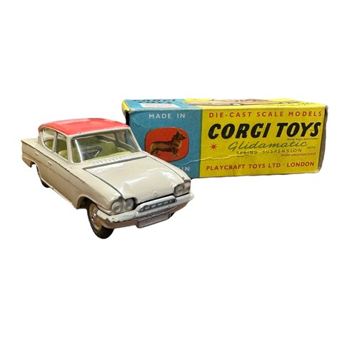 61 - Corgi Ford Consul Classic No. 234, generally excellent to good plus in good plus box, cream with pin... 