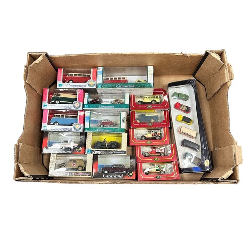 4 - 1980s onwards 1/43rd to 1/76th scale collection, with Oxford Diecast (28), Cararama (11), Shell incl... 