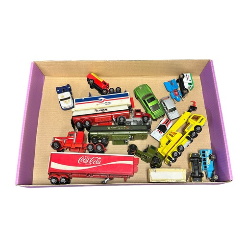 17 - 1980s onwards diecast collection, with Solido Renault TN 6C Bus, Lledo Vanguards in lift-off lid box... 