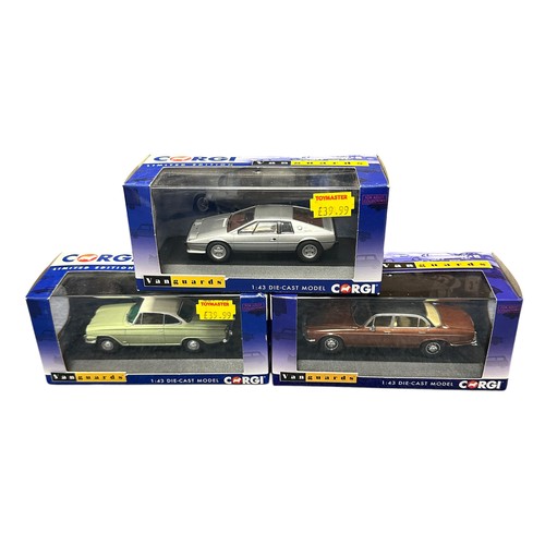 53 - Corgi Vanguards 1/43rd scale collection, generally mint to excellent in excellent plastic cases with... 