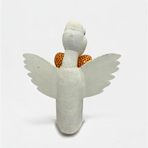 32 - Terry Webster (British, 1941-2024), 
Love A Duck, 
Paper mâché and composite resin, 
53cm.