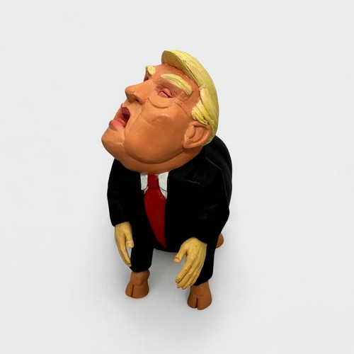 10 - Terry Webster (British, 1941-2024), 
Trump Pig, 
Composite resin, 
32cm.