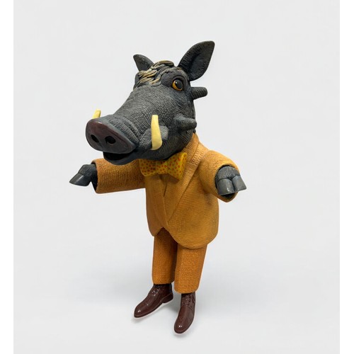 64 - Terry Webster (British, 1941-2024), 
Suited Boar, 
Composite resin, 
47cm.