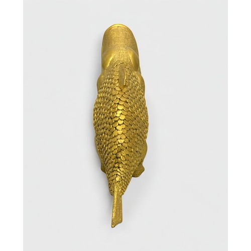 65 - Terry Webster (British, 1941-2024), 
Golden Fish, 
Composite resin, 
22cm.