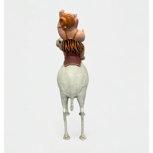 63 - Terry Webster (British, 1941-2024), 
Fat Lady on Camel, 
Composite resin, 
68cm.