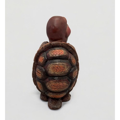 40 - Terry Webster (British, 1941-2024), 
Vicar Turtle,
Composite resin, 
26cm.